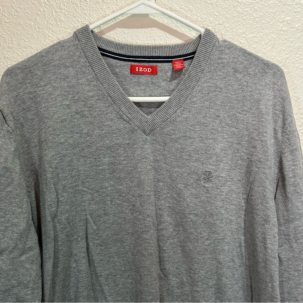 IZOD Gray‎ Men's Sweater Size Large